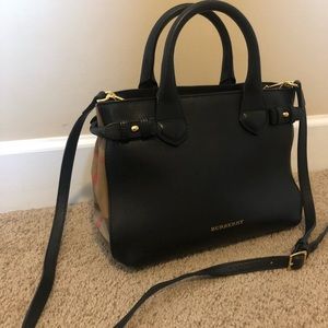 Burberry small banner bag crossbody satchel